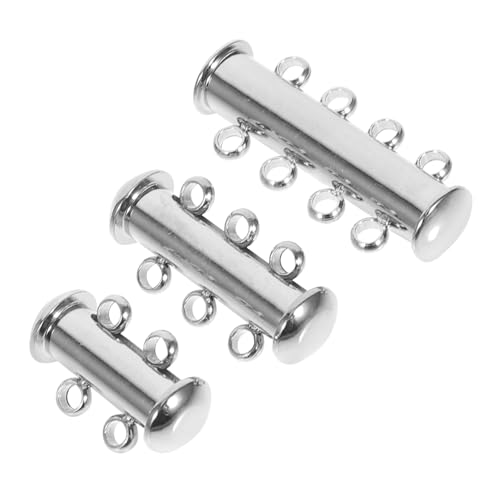 PartyKindom 3Stücke Schmuckverschluss Clasp für DIY und Armbänder Langlebige Verbindungselemente für Schmuckherstellung Handgefertigte Designs Vielseitig von PartyKindom