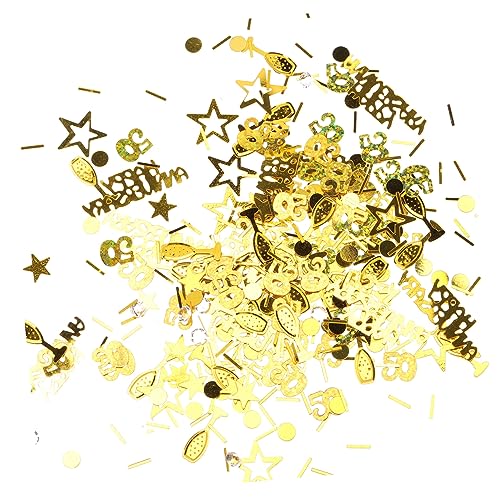 PartyKindom 3er Packungen Konfetti Glitzer für Hochzeitstag Tischdeko und Feierlichkeiten Hochzeitsdekoration mit Leuchtenden Pailletten Verschiedenen Formen für Einladungen und von PartyKindom