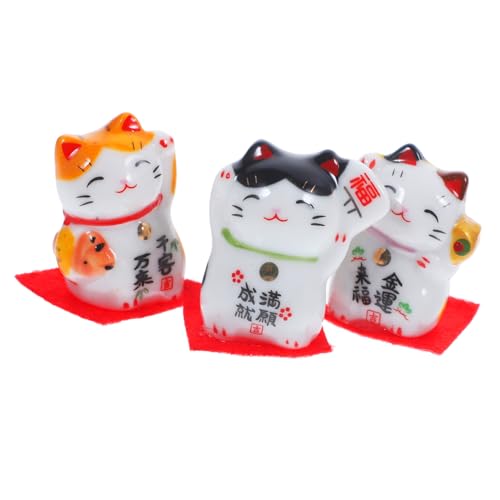PartyKindom 3er Set Keramische Glückskatze Dekoration Wohnaccessoires Für Tischdeko Kreative Ornamente Für Wohnzimmer Und Büro Stilvolle Tischverzierungen Aus PartyKindom 3er Set Keramische Glückskatze Dekoration Wohnaccessoires Für Tischdeko Kreative Ornamente Für Wohnzimmer Und Büro Stilvolle Tischverzierungen Aus von PartyKindom