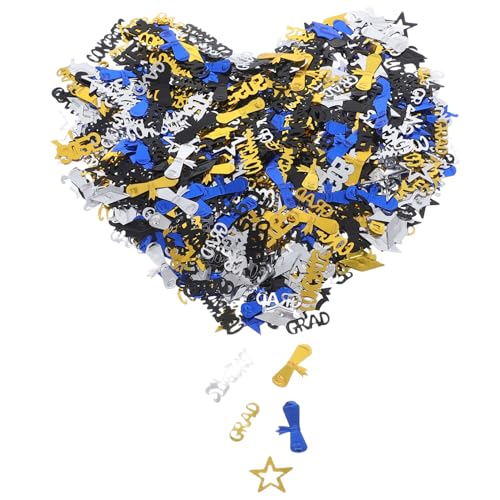PartyKindom 3er-pack Pvc-tischdekorationen Zum Schulabschluss Glückwunsch-konfetti-streuer Für Den High School-kindergarten PartyKindom 3er-pack Pvc-tischdekorationen Zum Schulabschluss Glückwunsch-konfetti-streuer Für Den High School-kindergarten von PartyKindom