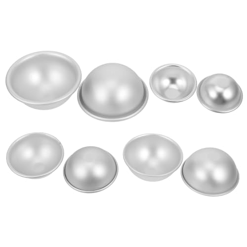 PartyKindom 4 Paare DIY Kugelform Backform Bpa Freie Halbkugel Silikonformen Langlebig Wiederverwendbar für Herstellung Kuchen Seifen Basteln und Badekugeln Einfach zu Entformen PartyKindom 4 Paare DIY Kugelform Backform Bpa Freie Halbkugel Silikonformen Langlebig Wiederverwendbar für Herstellung Kuchen Seifen Basteln und Badekugeln Einfach zu Entformen von PartyKindom
