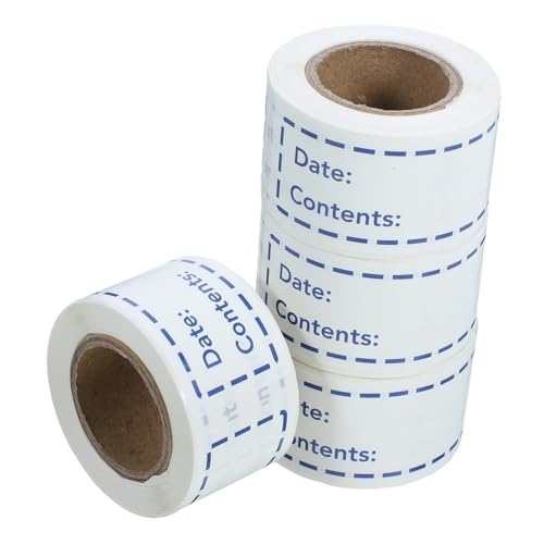 PartyKindom 4 Rollen Lebensmittelechte Selbstklebende Aufbewahrungsetiketten Blaue Gefrier und Vorratsdosenlabels Beschreibbar mit Kugelschreiber Praktische Küchenaufkleber für Flaschen und PartyKindom 4 Rollen Lebensmittelechte Selbstklebende Aufbewahrungsetiketten Blaue Gefrier und Vorratsdosenlabels Beschreibbar mit Kugelschreiber Praktische Küchenaufkleber für Flaschen und von PartyKindom