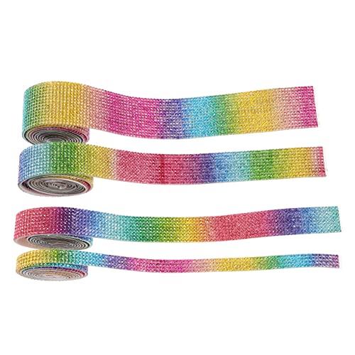 PartyKindom 4 Rollen Selbstklebender Strassstreifen Strasssteine selber Machen Handwerksklebstoff Glänzend Kristall-strassbänder Strass-klebestreifen Ab -kristall -strassstreifen Bunt PartyKindom 4 Rollen Selbstklebender Strassstreifen Strasssteine selber Machen Handwerksklebstoff Glänzend Kristall-strassbänder Strass-klebestreifen Ab -kristall -strassstreifen Bunt von PartyKindom