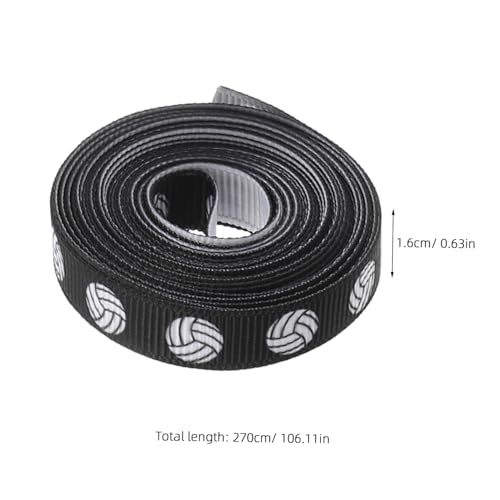 PartyKindom 4 Rollen Volleyball Print Ripsband Sportliches Polyester Satin Geschenkband für DIY Basteln Haarbänder Kränze und Partydekorationen Langlebig Leicht zu Verarbeiten PartyKindom 4 Rollen Volleyball Print Ripsband Sportliches Polyester Satin Geschenkband für DIY Basteln Haarbänder Kränze und Partydekorationen Langlebig Leicht zu Verarbeiten von PartyKindom