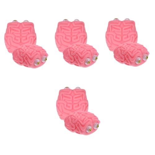 PartyKindom 4 Sätze Halloween Halloween Toys Plushbit Plushible Snugible Handliche Für Soft Toy Quetschendes Stressabbau Stütze Vinyl Rosa 2 Stück * 4 von PartyKindom