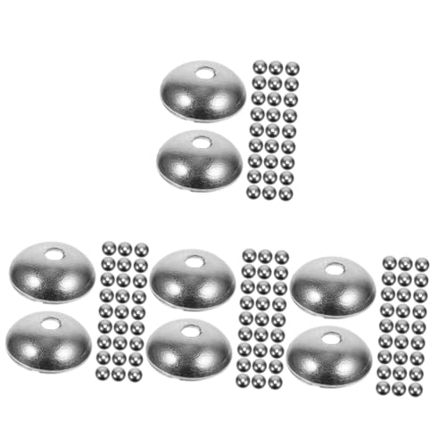 PartyKindom 4 Sätze Perlenkappen Spacer Für Diy Schmuckherstellung Für Armbänder Und Heimdekoration 200 Stück * 4 von PartyKindom