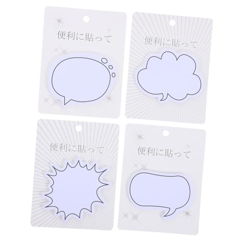 PartyKindom 4 Sätze Selbstklebende Memo Pads mit Kreativen Dialogbox Designs Starke Haftung Praktische Haftnotizen für Büro Schule und Zuhause Vielseitig Verwendbare Reminder Blätter pro PartyKindom 4 Sätze Selbstklebende Memo Pads mit Kreativen Dialogbox Designs Starke Haftung Praktische Haftnotizen für Büro Schule und Zuhause Vielseitig Verwendbare Reminder Blätter pro von PartyKindom