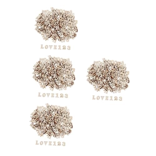 PartyKindom 4 Sätze Teiliges Set Kleine Holzbuchstaben Und Zahlen Zum Basteln Naturbelassenes Holzmaterial Für Diy Kunstprojekte Heimdekoration Frühes Lernen Und Kreative 200 Stück * 4 PartyKindom 4 Sätze Teiliges Set Kleine Holzbuchstaben Und Zahlen Zum Basteln Naturbelassenes Holzmaterial Für Diy Kunstprojekte Heimdekoration Frühes Lernen Und Kreative 200 Stück * 4 von PartyKindom