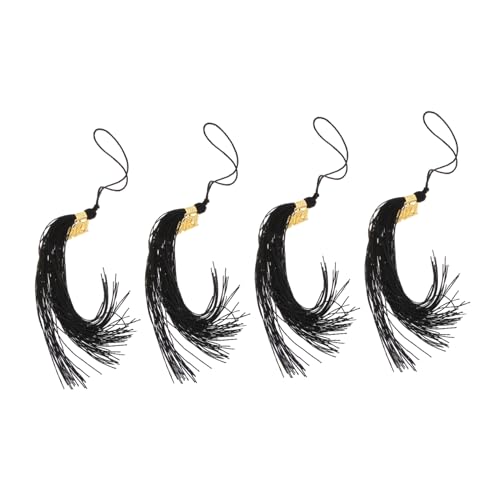 PartyKindom 4 Stück Abschluss Quaste mit Charm Hängende Dekoration für Bachelor Hüte Strapazierfähige Accessoires für Abschlussfeiern Schwarz PartyKindom 4 Stück Abschluss Quaste mit Charm Hängende Dekoration für Bachelor Hüte Strapazierfähige Accessoires für Abschlussfeiern Schwarz von PartyKindom