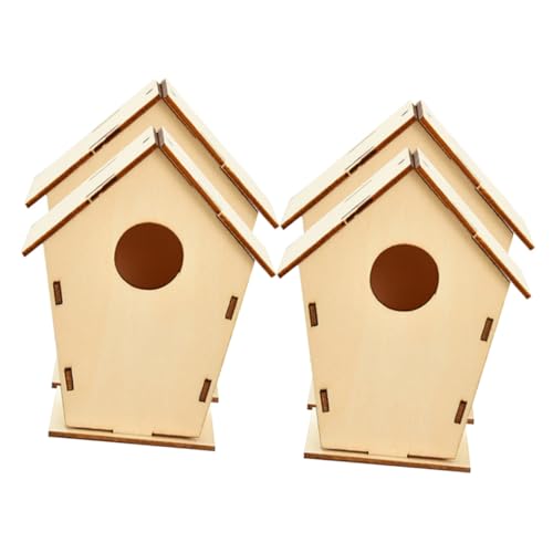 PartyKindom 4 Stück DIY Weihnachts Holzhaus Blanko Graffiti Deko Handbemalbar Weihnachtsbaum Anhänger Tisch und Kamin Schmuck Festliche DIY Bastelidee für Familie und PartyKindom 4 Stück DIY Weihnachts Holzhaus Blanko Graffiti Deko Handbemalbar Weihnachtsbaum Anhänger Tisch und Kamin Schmuck Festliche DIY Bastelidee für Familie und von PartyKindom