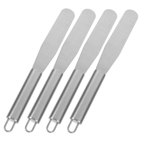 PartyKindom 4 Stück Edelstahl Spatel mit Verstärkter Struktur Cake Frosting Tools für Glatte Cremetextur Vielseitig für Backzubehör Torten Dekoration Langlebig und Leicht zu Reinigen PartyKindom 4 Stück Edelstahl Spatel mit Verstärkter Struktur Cake Frosting Tools für Glatte Cremetextur Vielseitig für Backzubehör Torten Dekoration Langlebig und Leicht zu Reinigen von PartyKindom