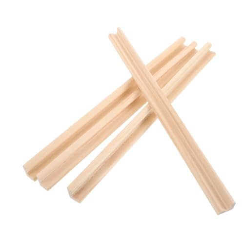 PartyKindom 4 Stück Holz Domino Ständer Einreihige Unbehandelte Holzhalter für Domino Mahjong und Brettspiele Zubehör für Spieler und Kreative Projekte PartyKindom 4 Stück Holz Domino Ständer Einreihige Unbehandelte Holzhalter für Domino Mahjong und Brettspiele Zubehör für Spieler und Kreative Projekte von PartyKindom