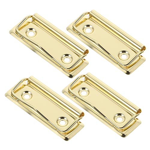 PartyKindom 4 Stück Klemmbrett Clips Metall Clips für Büro und Schule zur Sicheren Befestigung von Dokumenten Dekoratives Design Vielseitig Einsetzbar für Verschiedene Anwendungen PartyKindom 4 Stück Klemmbrett Clips Metall Clips für Büro und Schule zur Sicheren Befestigung von Dokumenten Dekoratives Design Vielseitig Einsetzbar für Verschiedene Anwendungen von PartyKindom