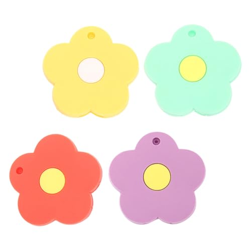 PartyKindom 4 Stück Kreative Silikon Schlüsselkappen im Blumen Design Teiliges Set Grün Orange und Gelb Schlüsselanhänger mit Niedlichen Tiermotiven Schutz für Schlüssel und Schlüsselbund PartyKindom 4 Stück Kreative Silikon Schlüsselkappen im Blumen Design Teiliges Set Grün Orange und Gelb Schlüsselanhänger mit Niedlichen Tiermotiven Schutz für Schlüssel und Schlüsselbund von PartyKindom