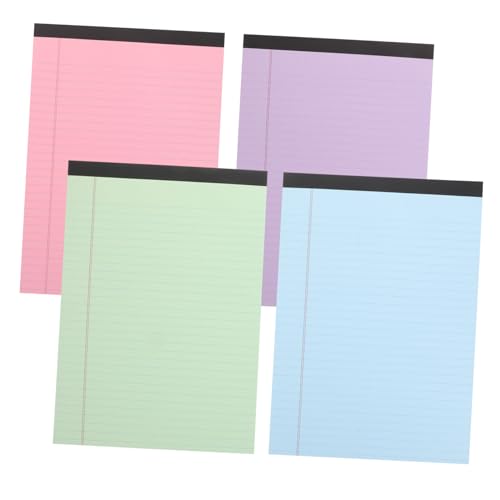 PartyKindom 4 Stück Notizblock Liniert Perforiert Pastellfarben Blau Grün für Büro Schule und Zuhause für Notizen und To Do Listen PartyKindom 4 Stück Notizblock Liniert Perforiert Pastellfarben Blau Grün für Büro Schule und Zuhause für Notizen und To Do Listen von PartyKindom
