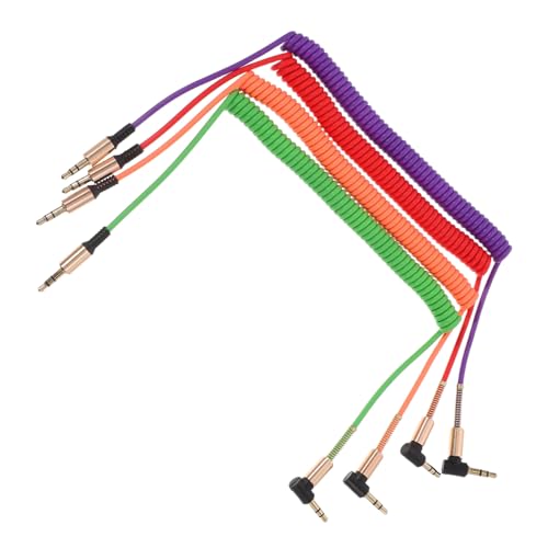 PartyKindom 4 Stück Teiliges Aux Kabel Gewinkeltes Koaxiales Male To Male Stereo Audiokabel Farblich Sortiert Hochauflösende Klangübertragung Vergoldete Stecker Langlebig Zufällige Farbe PartyKindom 4 Stück Teiliges Aux Kabel Gewinkeltes Koaxiales Male To Male Stereo Audiokabel Farblich Sortiert Hochauflösende Klangübertragung Vergoldete Stecker Langlebig Zufällige Farbe von PartyKindom
