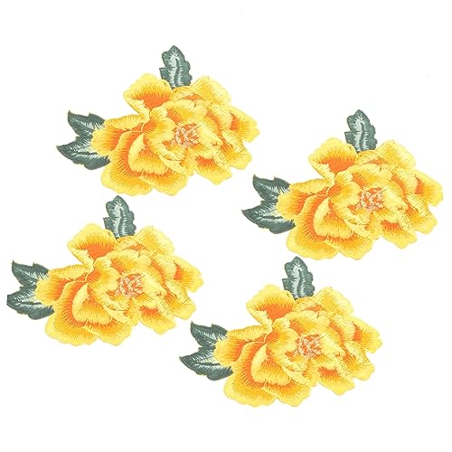 PartyKindom 4 Stück Teiliges Bestickte Blumenapplikationen zum Aufbügeln und Aufnähen DIY Textilflicken aus Langlebige Bügelbilder für Kleidung Schals Schuhe und Hüte Kleine Blumenmuster für PartyKindom 4 Stück Teiliges Bestickte Blumenapplikationen zum Aufbügeln und Aufnähen DIY Textilflicken aus Langlebige Bügelbilder für Kleidung Schals Schuhe und Hüte Kleine Blumenmuster für von PartyKindom