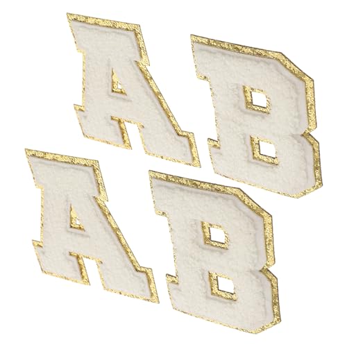 PartyKindom 4 Stück Teiliges Buchstaben Patches zum Aufbügeln und Nähen Bestickte DIY Stoffaufnäher für Kleidung Rucksäcke Hüte Langlebige Reparatur und Individuelle Textilgestaltung PartyKindom 4 Stück Teiliges Buchstaben Patches zum Aufbügeln und Nähen Bestickte DIY Stoffaufnäher für Kleidung Rucksäcke Hüte Langlebige Reparatur und Individuelle Textilgestaltung von PartyKindom