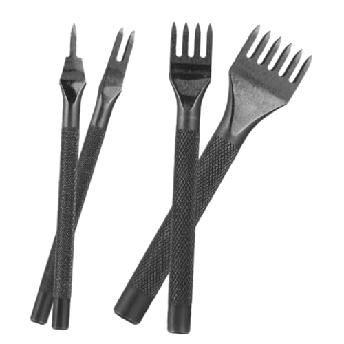 PartyKindom 4 Stück Teiliges Lederlochzangen Robustem Stahl mit Prong Rutschfestem Griff Langlebig und Verschleißfest für Präzises Basteln und Lederhandwerk PartyKindom 4 Stück Teiliges Lederlochzangen Robustem Stahl mit Prong Rutschfestem Griff Langlebig und Verschleißfest für Präzises Basteln und Lederhandwerk von PartyKindom