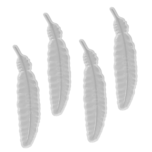 PartyKindom 4 Stück Teiliges Silikonformen für Lesezeichen Epoxidharz DIY Handwerksform Kreative Silikonmould für Personalisierte Designs für Bastelprojekte und Dekoration von PartyKindom