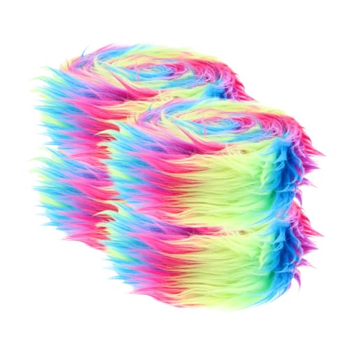 PartyKindom 4 Stück Teiliges Waschbare Weiche Faux Fell Stoffstreifen Flauschige Bunte Patches zum Basteln Vorgefertigte Kuschelige Dekoration für DIY Masken Kostüme Stuhlkissen und Kreative PartyKindom 4 Stück Teiliges Waschbare Weiche Faux Fell Stoffstreifen Flauschige Bunte Patches zum Basteln Vorgefertigte Kuschelige Dekoration für DIY Masken Kostüme Stuhlkissen und Kreative von PartyKindom