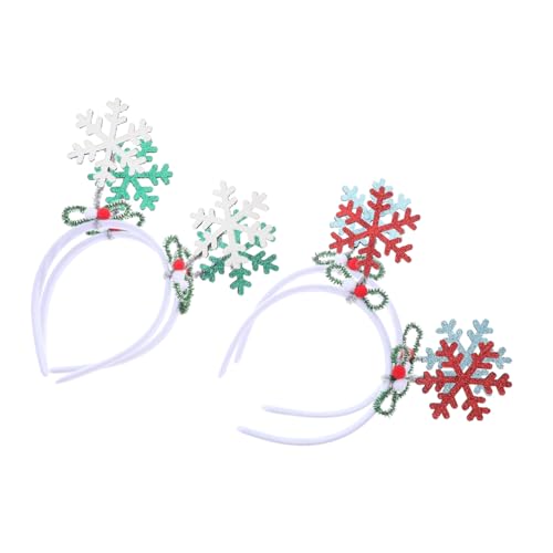 PartyKindom 4 Stück Teiliges Weihnachts Haarband mit Glitzer Schneeflocken Komfortable Leichte Weihnachts Haarreifen für Erwachsene Festliches Winter Party Accessoire zu Weihnachten und PartyKindom 4 Stück Teiliges Weihnachts Haarband mit Glitzer Schneeflocken Komfortable Leichte Weihnachts Haarreifen für Erwachsene Festliches Winter Party Accessoire zu Weihnachten und von PartyKindom