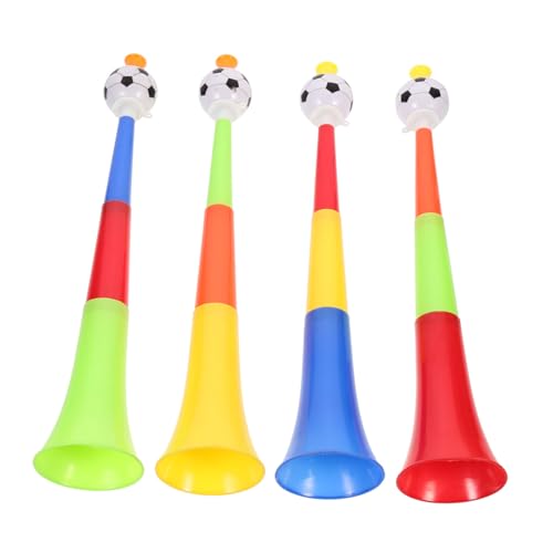 PartyKindom 4 Stück Teleskopisches Fußballhorn Die Hornspielzeug Für Fußballspiel-trompete Jubelhorn Im Stadion Fußballhörner Trompetenfußball Fußball Trompete Sportlich Stadion Horn Plastik PartyKindom 4 Stück Teleskopisches Fußballhorn Die Hornspielzeug Für Fußballspiel-trompete Jubelhorn Im Stadion Fußballhörner Trompetenfußball Fußball Trompete Sportlich Stadion Horn Plastik von PartyKindom