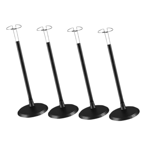 PartyKindom 4 Stück Verstellbare Puppenständer Höhenverstellbare Schwarze Doll Display Halter für Actionfiguren und Puppen Robuster Ständer für Optimalen Figurenhalt für Spielzeugaufbewahrung PartyKindom 4 Stück Verstellbare Puppenständer Höhenverstellbare Schwarze Doll Display Halter für Actionfiguren und Puppen Robuster Ständer für Optimalen Figurenhalt für Spielzeugaufbewahrung von PartyKindom