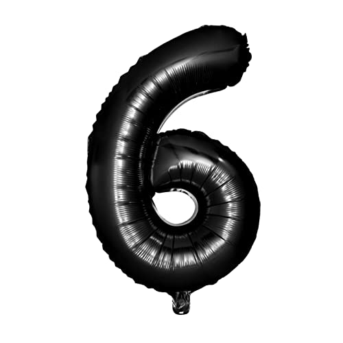 PartyKindom 40 60 Nummernballons schwarz luftballons balloons party supplies Jubiläumsdekoration geburtstagdeko ballonie heiße Ballons Partyballons Jubiläumsballons Zahlenballons Folienballons von PartyKindom