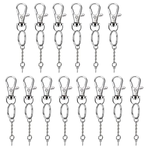 PartyKindom 40 Sätze Schlüsselring Set Teile DIY Schlüsselanhänger Zubehör mit Drehbarem Karabiner Schlüsselringe mit Kette Sprungringe und Schraubösen für Bastelprojekte PartyKindom 40 Sätze Schlüsselring Set Teile DIY Schlüsselanhänger Zubehör mit Drehbarem Karabiner Schlüsselringe mit Kette Sprungringe und Schraubösen für Bastelprojekte von PartyKindom