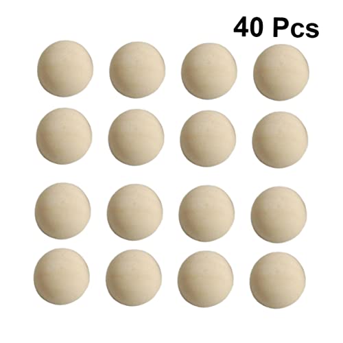 PartyKindom 40 Stück Holzkugeln Softbälle Für Im Innenbereich Runden Halbe Bastelbälle Halber Bastelball Mini Ballspielzeug Farbig Hartholz Farbe Handwerk Hemisphären Ö Drinnen Bambus PartyKindom 40 Stück Holzkugeln Softbälle Für Im Innenbereich Runden Halbe Bastelbälle Halber Bastelball Mini Ballspielzeug Farbig Hartholz Farbe Handwerk Hemisphären Ö Drinnen Bambus von PartyKindom