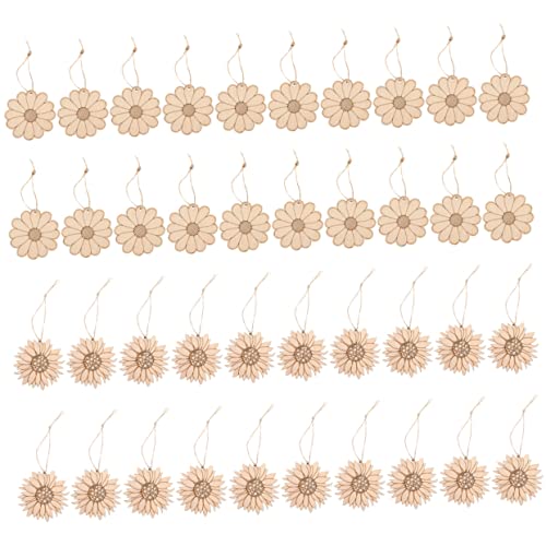 PartyKindom 40 Stück Holzsonnenblumen Cutouts Unbehandelte Holzscheiben für DIY Basteln Handgefertigte Holzplättchen zum Bemalen und Dekorieren Naturholz Sonnenblumen Motive Sicher PartyKindom 40 Stück Holzsonnenblumen Cutouts Unbehandelte Holzscheiben für DIY Basteln Handgefertigte Holzplättchen zum Bemalen und Dekorieren Naturholz Sonnenblumen Motive Sicher von PartyKindom