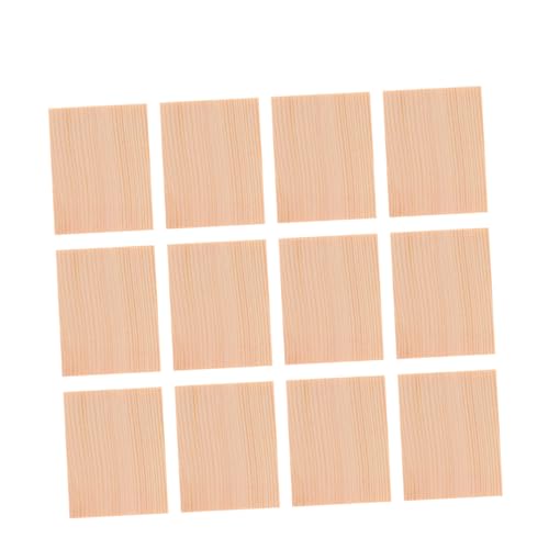 PartyKindom 40 Stück Kiefernholzbrett Block aus Lindenholz Kiefer schnitzen Panel Lindenholzblöcke Formen Holzbrett für Handwerk Produktfotografie -Hintergrundkarte Fotografie Holzbrett Bambus von PartyKindom
