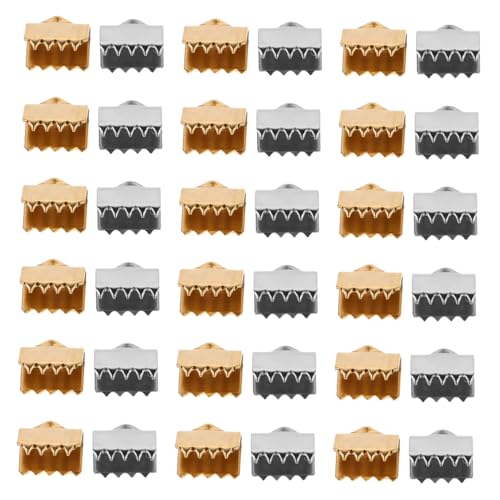 PartyKindom 40 Stück Kordel Endkappen Schmuck Verschlüsse Pinch Clip Clasps für Diy Schmuckherstellung und Bastelprojekte Langlebig Kratzfest Vielseitig für Halsketten Armbänder Taschen PartyKindom 40 Stück Kordel Endkappen Schmuck Verschlüsse Pinch Clip Clasps für Diy Schmuckherstellung und Bastelprojekte Langlebig Kratzfest Vielseitig für Halsketten Armbänder Taschen von PartyKindom