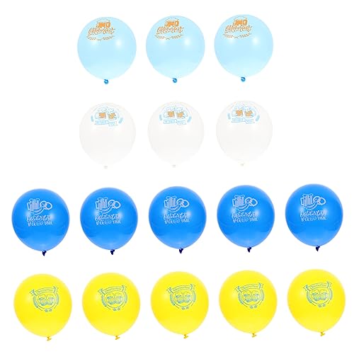 PartyKindom 40 Stück Oktoberfest-Ballon Party Latexballons mit Biermotiv Bierkrug Luftballons Bierfestgirlanden Oktoberfest Luftballons farbiger Luftballon Thema Latexballons Emulsion von PartyKindom