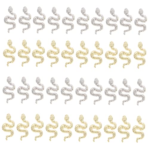 PartyKindom 40 Stück Schlangen Nagel Charms Nageldekoration für Kreative Maniküre DIY Zubehör für Schöne Nägel für Partys und Besondere Anlässe PartyKindom 40 Stück Schlangen Nagel Charms Nageldekoration für Kreative Maniküre DIY Zubehör für Schöne Nägel für Partys und Besondere Anlässe von PartyKindom