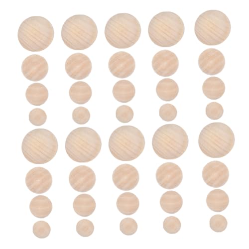PartyKindom 40 Stück Unvollendete Halbkugeln Holz Mini Hemisphären für DIY Projekte Verschiedene Natürliche Holzperlen für Bastelarbeiten und Langlebig PartyKindom 40 Stück Unvollendete Halbkugeln Holz Mini Hemisphären für DIY Projekte Verschiedene Natürliche Holzperlen für Bastelarbeiten und Langlebig von PartyKindom