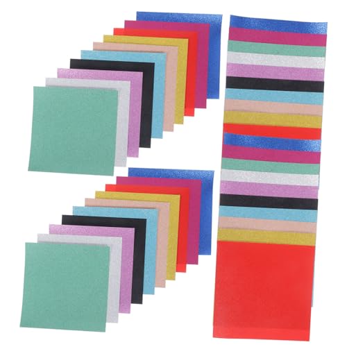 PartyKindom 40Blätter Glitzerndes Papier Farbiges Bastelpapier für DIY Kartenherstellung Farben Quadratisch Kunstprojekte und Handarbeiten PartyKindom 40Blätter Glitzerndes Papier Farbiges Bastelpapier für DIY Kartenherstellung Farben Quadratisch Kunstprojekte und Handarbeiten von PartyKindom