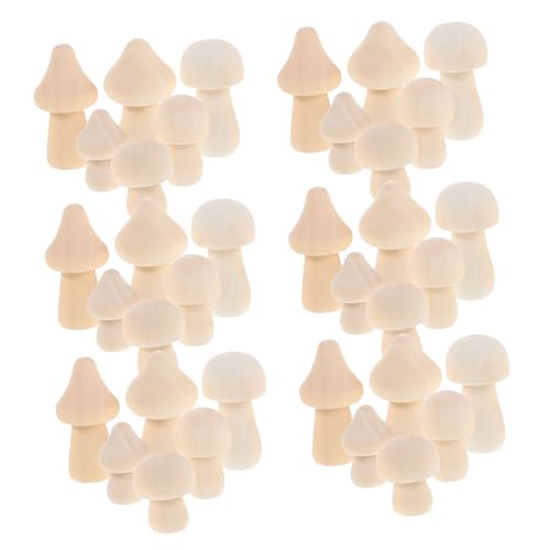 PartyKindom 42 Stück Teiliges Naturbelassene Unbemalte Holzpilze Diy Mini Pilzfiguren zum Bemalen Vielseitige Tischdekoration für Wohn Büro und Cafégestaltung Leichte Holzornamente PartyKindom 42 Stück Teiliges Naturbelassene Unbemalte Holzpilze Diy Mini Pilzfiguren zum Bemalen Vielseitige Tischdekoration für Wohn Büro und Cafégestaltung Leichte Holzornamente von PartyKindom