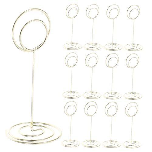 PartyKindom 45 Stücke Desktop Karte Stand Tisch Karte Halter Visitenkarte Halter Display Goldene Eisen Draht PartyKindom 45 Stücke Desktop Karte Stand Tisch Karte Halter Visitenkarte Halter Display Goldene Eisen Draht von PartyKindom