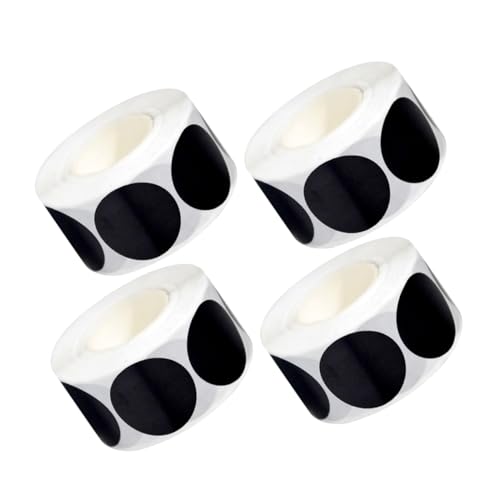 PartyKindom 4Rollen Runde Zielaufkleber Schwarz Selbstklebend pro Wasserfeste und Ablösbare für Vielseitige Anwendung Beschriften und Ordnen PartyKindom 4Rollen Runde Zielaufkleber Schwarz Selbstklebend pro Wasserfeste und Ablösbare für Vielseitige Anwendung Beschriften und Ordnen von PartyKindom