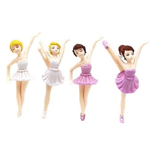PartyKindom 4Stücke Ballerina Kuchendekoration für Geburtstagsfeiern Kreative Dessert Ornamente Weiß für Kinderpartys und Backen Zuhause PartyKindom 4Stücke Ballerina Kuchendekoration für Geburtstagsfeiern Kreative Dessert Ornamente Weiß für Kinderpartys und Backen Zuhause von PartyKindom