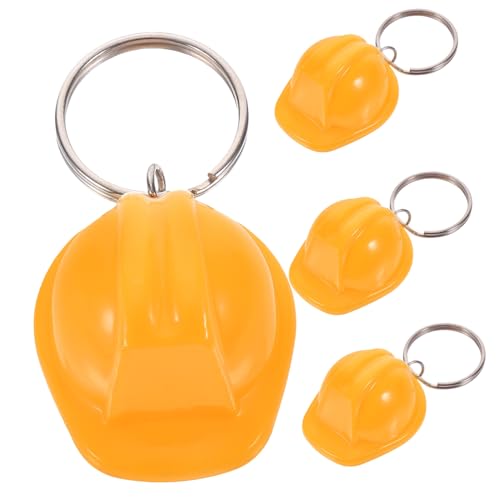 PartyKindom 4Stücke Mini Hubschrauber Helm Schlüsselanhänger Süße Rucksack Dekoration Langlebige Metall und für Freunde und Familie Geeignet für Taschen von PartyKindom