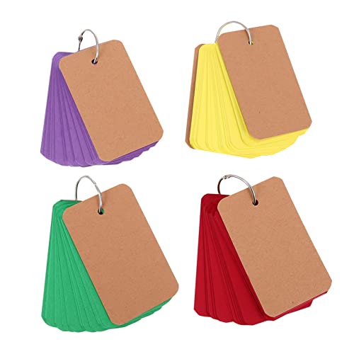 PartyKindom 4Stücke Schlüsselanhänger Notizblöcke Mini Notizhefte für Schule und Büro Wiederverwendbar Kreative Memo Pads für Studenten von PartyKindom