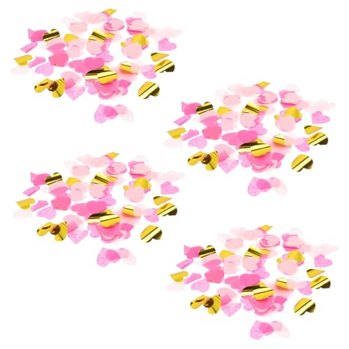 PartyKindom 4er Packung Glitzer Konfetti Streudeko Herzform pro Packung Shower Gender Reveal Party Deko für Tisch Einladungen Geschenkverpackung Festliche Babyparty Atmosphäre PartyKindom 4er Packung Glitzer Konfetti Streudeko Herzform pro Packung Shower Gender Reveal Party Deko für Tisch Einladungen Geschenkverpackung Festliche Babyparty Atmosphäre von PartyKindom