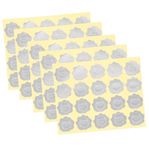 PartyKindom 5 Blätter Präge Siegelaufkleber Silber Selbstklebende Umschlag Verschluss Etiketten Versiegelnde Label Sticker für Briefumschläge Geschenkverpackung Partys und Haushaltsgebrauch PartyKindom 5 Blätter Präge Siegelaufkleber Silber Selbstklebende Umschlag Verschluss Etiketten Versiegelnde Label Sticker für Briefumschläge Geschenkverpackung Partys und Haushaltsgebrauch von PartyKindom