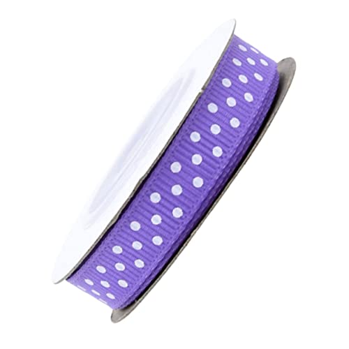 PartyKindom 5 Rollen DOT DOT -Band drucken Band zum Verpacken Satinband Punkte Hochzeit Grosgrain Ribbon Basteln Nähband Bogenbänder Verpackungsband Paketband Partydekoration Handwerk Violett PartyKindom 5 Rollen DOT DOT -Band drucken Band zum Verpacken Satinband Punkte Hochzeit Grosgrain Ribbon Basteln Nähband Bogenbänder Verpackungsband Paketband Partydekoration Handwerk Violett von PartyKindom