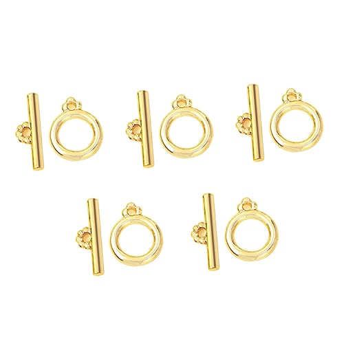 PartyKindom 5 Sätze Langlebige Ot verschlüsse aus Metall Schmuckverschlüsse für Halsketten Armbänder DIY Schmuckzubehör Einfache Handhabung Sichere Verbindung für Schmuckreparatur PartyKindom 5 Sätze Langlebige Ot verschlüsse aus Metall Schmuckverschlüsse für Halsketten Armbänder DIY Schmuckzubehör Einfache Handhabung Sichere Verbindung für Schmuckreparatur von PartyKindom