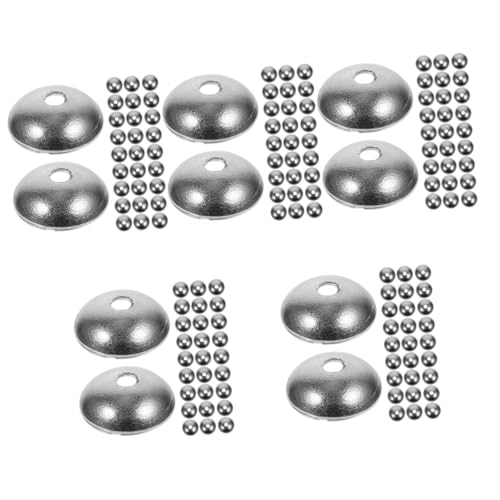 PartyKindom 5 Sätze Perlenkappen Für Diy Schmuckherstellung Spacer Beads Für Armbänder Und Vielseitige Bastelzubehörteile Rostfreiem Stahl 200 Stück * 5 PartyKindom 5 Sätze Perlenkappen Für Diy Schmuckherstellung Spacer Beads Für Armbänder Und Vielseitige Bastelzubehörteile Rostfreiem Stahl 200 Stück * 5 von PartyKindom