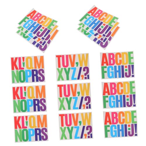 PartyKindom 5 Sätze Selbstklebende Buchstaben Aufkleber Großes Alphabet Buchstaben Für Pinnwand Poster Schuldekoration Basteln Zuhause PartyKindom 5 Sätze Selbstklebende Buchstaben Aufkleber Großes Alphabet Buchstaben Für Pinnwand Poster Schuldekoration Basteln Zuhause von PartyKindom